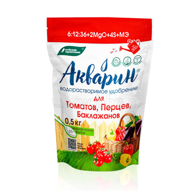 Акварин для Томатов, Перцев, Баклажанов 6-12-36+МЭ 0.5 кг