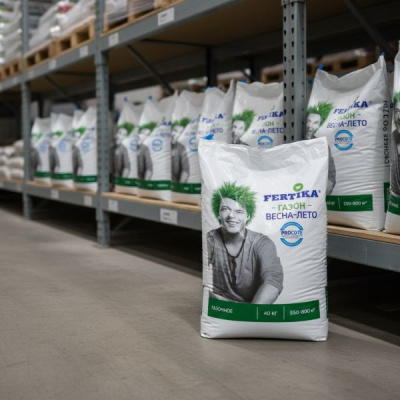 Фертика удобрение Газонное Весна-Лето, NPK 11.3:12:26 + МЭ, 40 кг