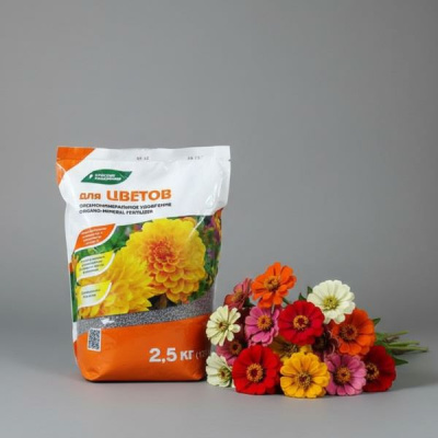 ОМУ  Для цветов 7:7:8 + 1.7MgO+4S, 2.5 кг