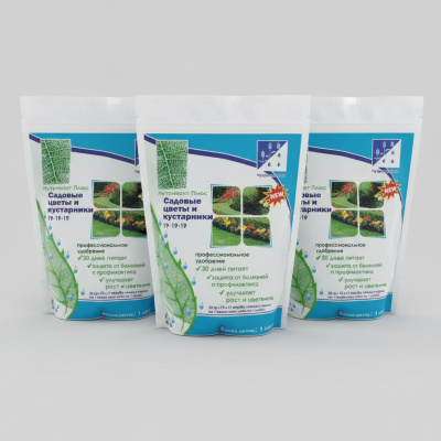 Нутривант плюс Садовые цветы и кустарники 19-19-19, 1 кг