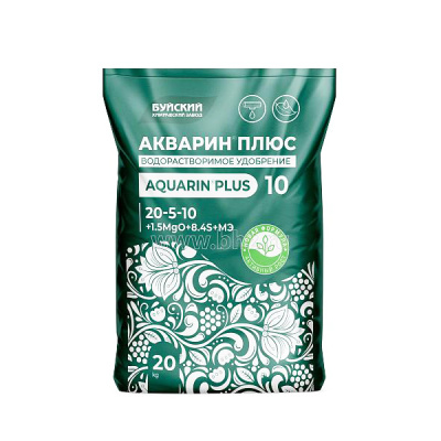 Акварин 10 Плюс 20-5-10 + 1.5MgO + 8.4S 20 кг