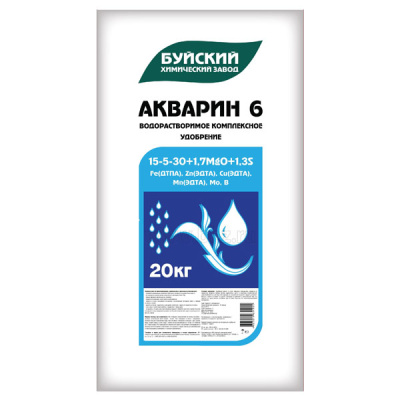 Акварин 6, 15-5-30+МЭ 20 кг